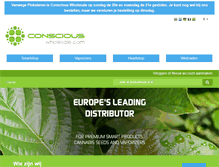 Tablet Screenshot of consciouswholesale.nl